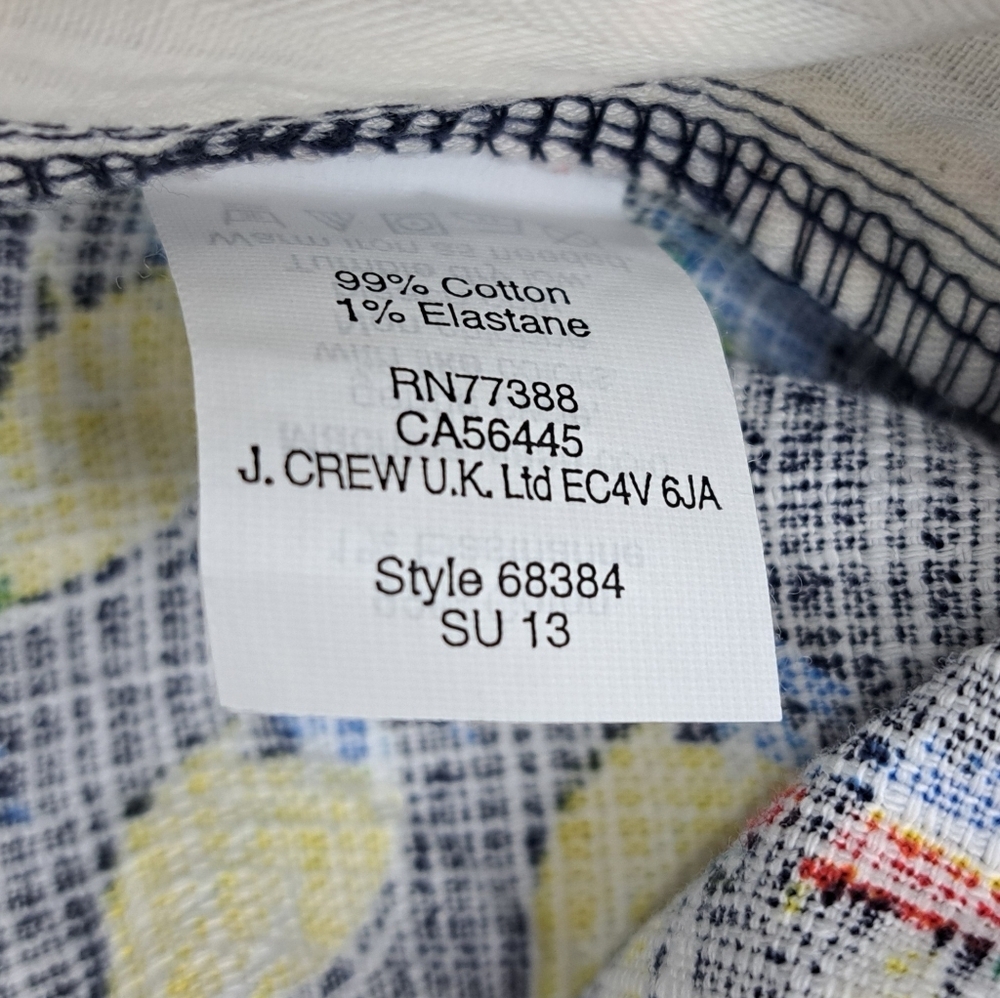 J. Crew Women's Shorts Sailing  Beach Water Chino Summer Vacation Size 4 US - Picture 11 of 11